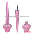 fashionable pink plastic cosmetics eyeliner tube liquid eyeliner pen packing colored liquid eyelash container